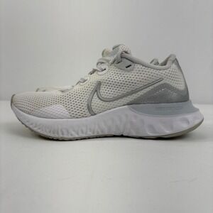 Nike Renew Run Womens Running Sneakers Shoes Pure Platinum CK6360-003 Size 5